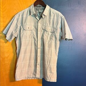 Kuhl Men's Casual Button Down Shirt - Light Blue
